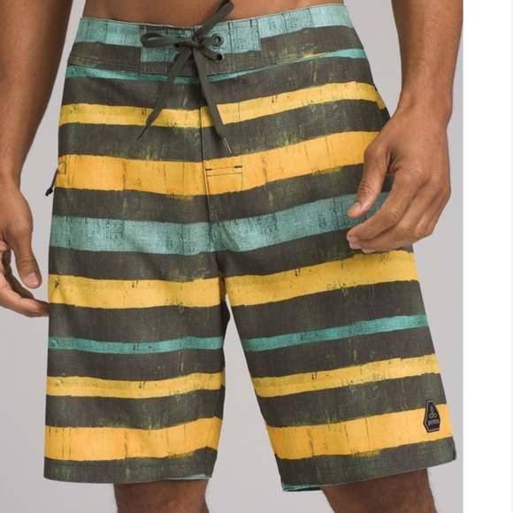 Prana Men's Fenton 10 Inch Boardshort size 33 - Picture 1 of 9